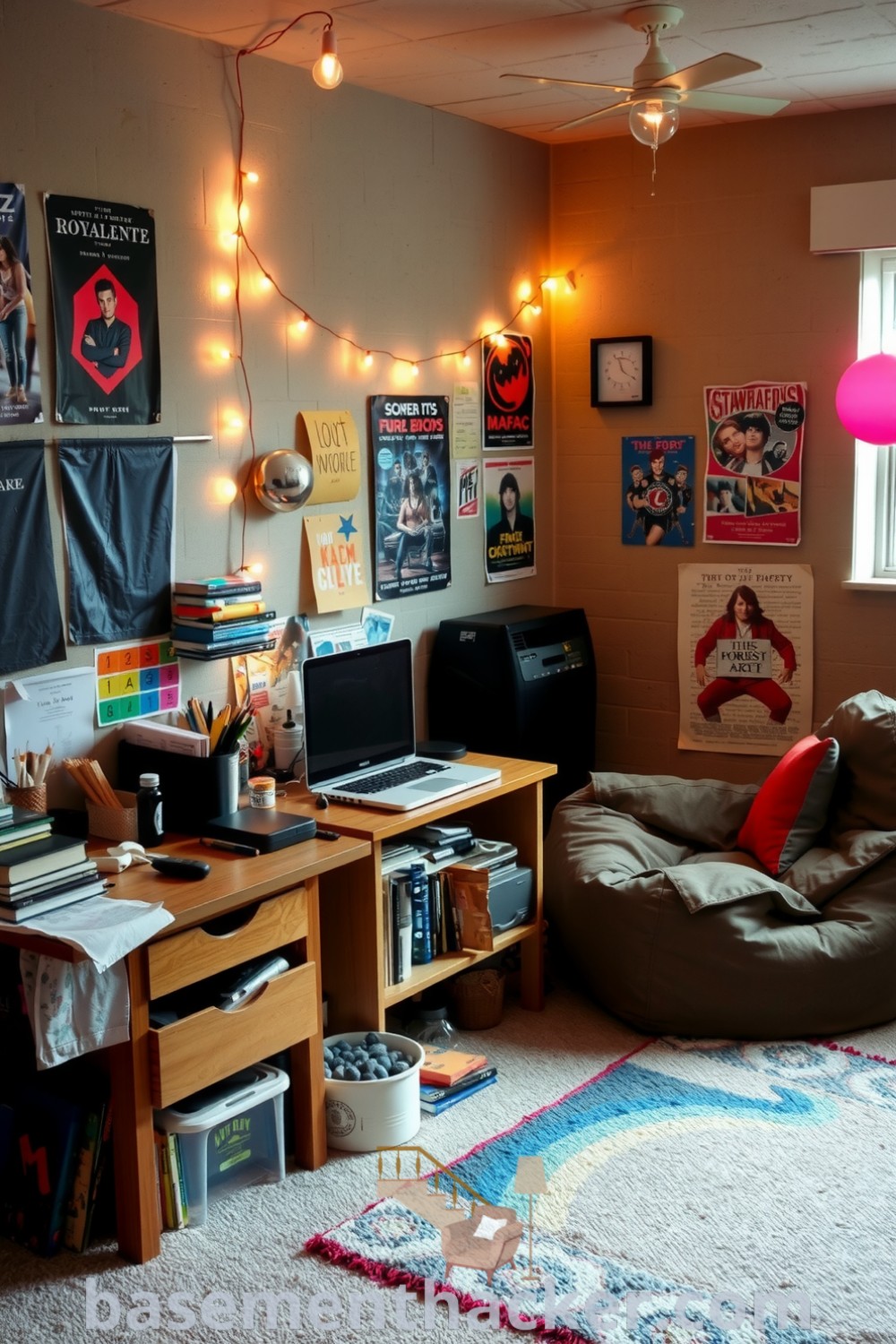 Cozy and creative teenager